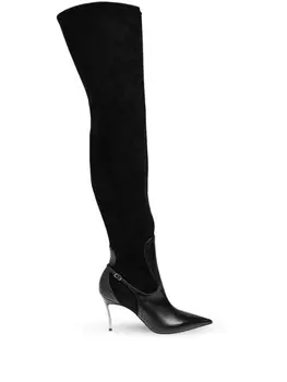 Ботинки Casadei 90 мм Blade, черный