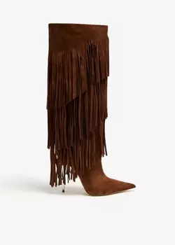 Ботинки Casadei Super Blade Cassidy, коричневый