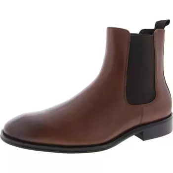 Ботинки челси Adamo Mens Pull On Round Toe Steve Madden, коричневый