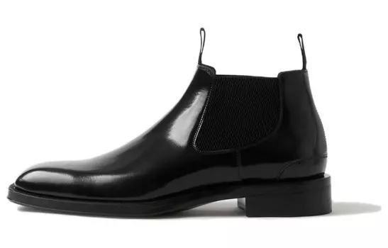 Ботинки-челси Burberry с квадратным носком, черный