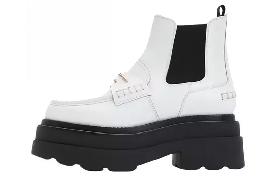 Ботинки челси Carter женские белые Alexander Wang