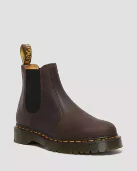 Ботинки челси Dr. Martens 2976 Bex Crazy Horse, цвет Dark Brown — Crazy Horse