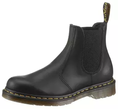 Ботинки челси DR. MARTENS "2976", на классическом блочном каблуке, узкой формы, черный