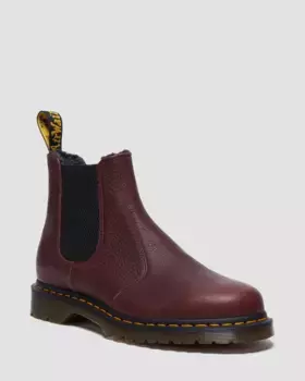 Ботинки челси Dr. Martens 2976 Warmwair Grizzly, цвет Cherry Red — Grizzly
