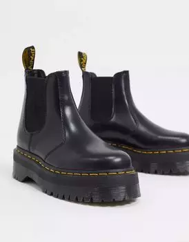 Ботинки челси Dr Martens Flatform черного цвета 2976