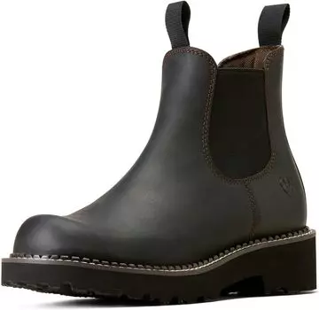 Ботинки Челси Fatbaby Twin Gore Western Boots Ariat, цвет Black Deertan