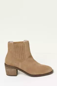 Ботинки челси FatFace Zara на блочном каблуке Fat Face, коричневый