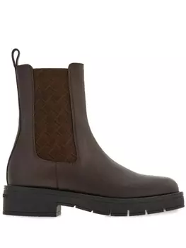 Ботинки челси Ferragamo, коричневый