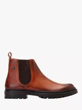 Ботинки челси из кожи уолша Base London, желто-коричневый