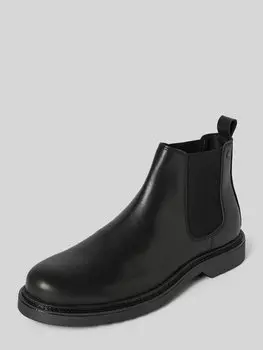 Ботинки челси из натуральной кожи Jack & Jones, черный