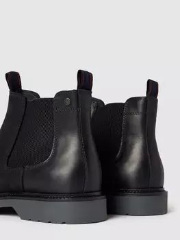 Ботинки челси из смесовой кожи модель "LEYTON" Jack & Jones, темно-серый