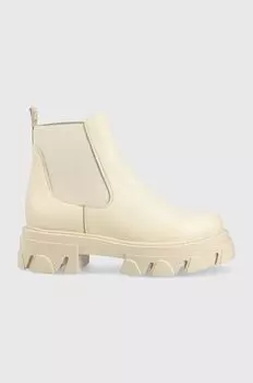 Ботинки челси из смесовой кожи Steve Madden, бежевый