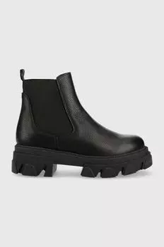 Ботинки челси из смесовой кожи Steve Madden, черный