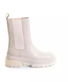 Ботинки челси кожаная модель Ash, бежевый