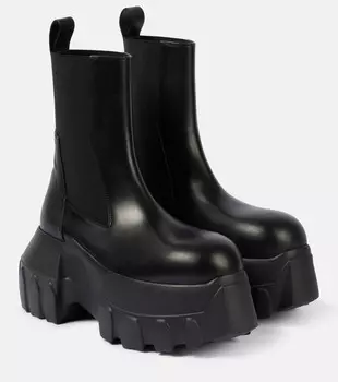 Ботинки челси Mega Bumper Beatle из кожи Rick Owens, цвет black/black