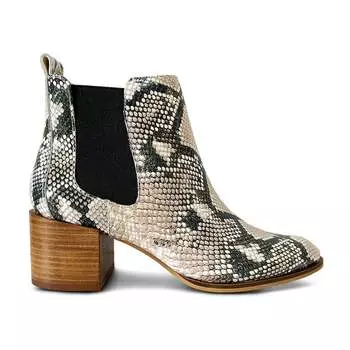 Ботинки Челси Melissa из натуральной змеиной кожи Yosi Samra, цвет natural snake