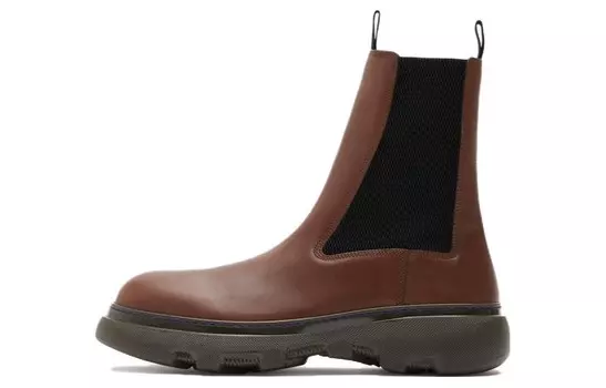 Ботинки-челси мужские Burberry, коричневый
