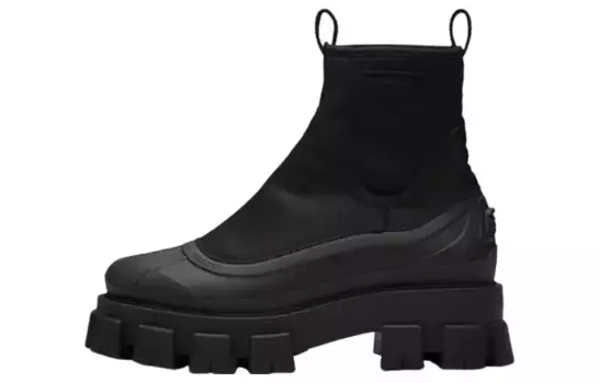 Ботинки Челси мужские черные Prada