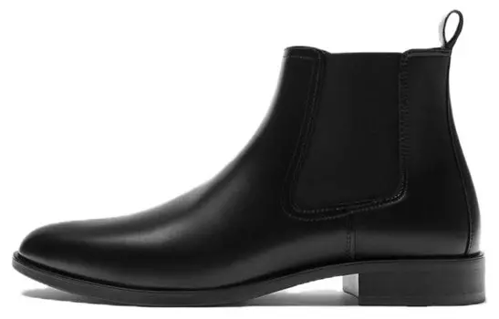 Ботинки Челси мужские черные Zara