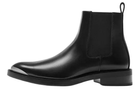 Ботинки Челси мужские черные Zara