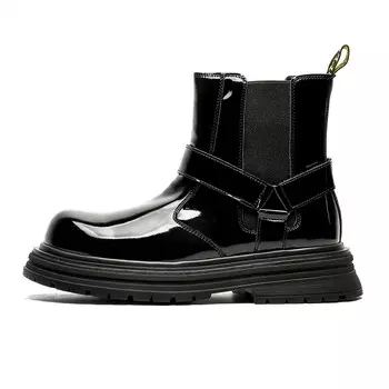 Ботинки Челси мужские черный Beidouniao