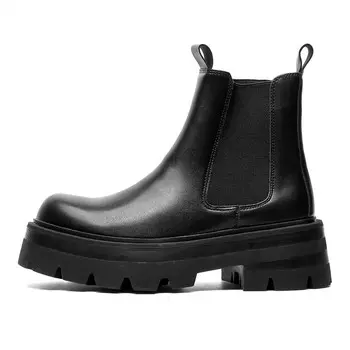 Ботинки Челси мужские черный Beidouniao