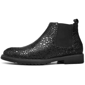 Ботинки Челси мужские черный Fapai