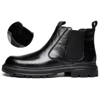 Ботинки Челси мужские черный Fapai