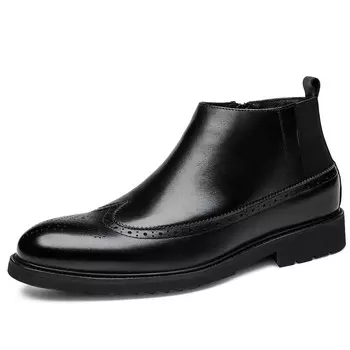 Ботинки Челси мужские черный Fapai