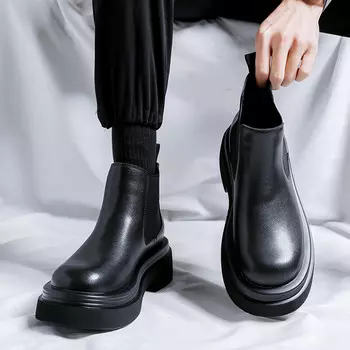 Ботинки Челси мужские черный Romon