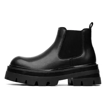 Ботинки Челси мужские черный Weishibangwei