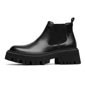 Ботинки Челси мужские черный Xiaotoulang