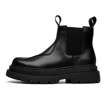 Ботинки Челси мужские черный Xiaotoulang