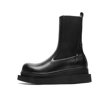 Ботинки Челси мужские черный Zuwudong
