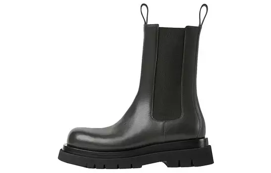 Ботинки челси мужские Tire темно-зеленые Bottega Veneta