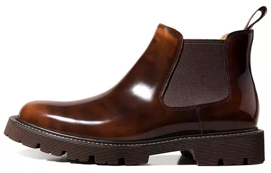 Ботинки Челси Мужские Желто-коричневый Thom Wills