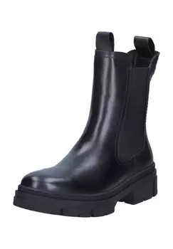 Ботинки челси, на блочном каблуке, женские Tamaris, цвет 003 Black Leather