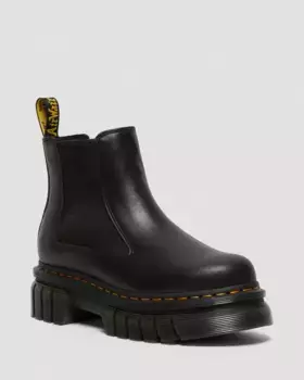 Ботинки челси на платформе из кожи наппа Dr. Martens Aurick, цвет Black — Nappa Lux