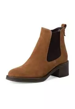 Ботинки Челси с фиксатором на пятке Tamaris, цвет 305 cognac