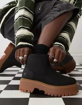 Ботинки челси Stone Street с высокой подкладкой из черного нубука Timberland