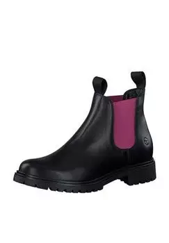Ботинки челси Tamaris, цвет Black Fuxia