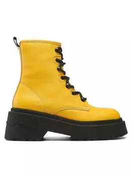 Ботинки Челси Tommy Jeans Botines Lace Up Chunky, желтый