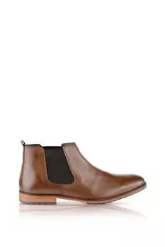 Ботинки челси в элегантном деловом стиле из кожи Argyll Silver Street London, коричневый