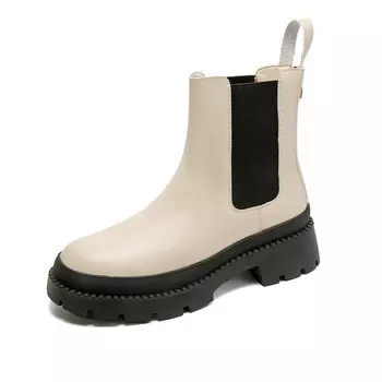 Ботинки Челси женские бежевый Foxer