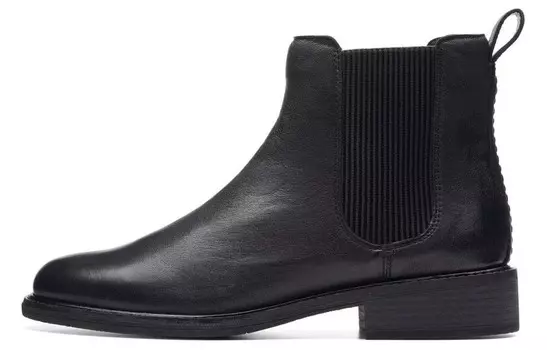 Ботинки Челси женские черные Clarks
