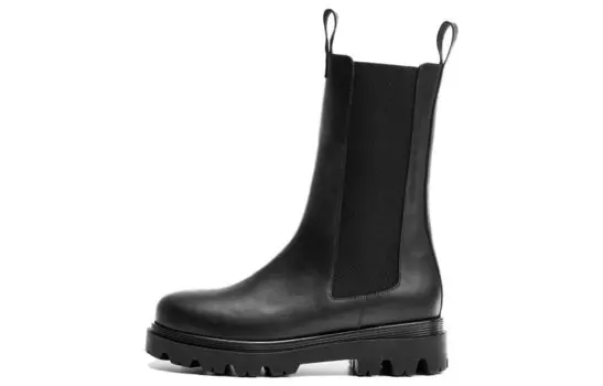 Ботинки Челси женские черные Flattered