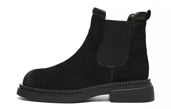 Ботинки Челси женские черный Eblan