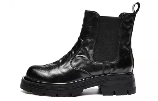 Ботинки Челси женские черный Eblan