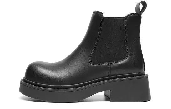 Ботинки Челси женские черный Eblan