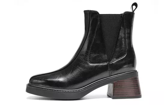 Ботинки Челси женские черный Eblan